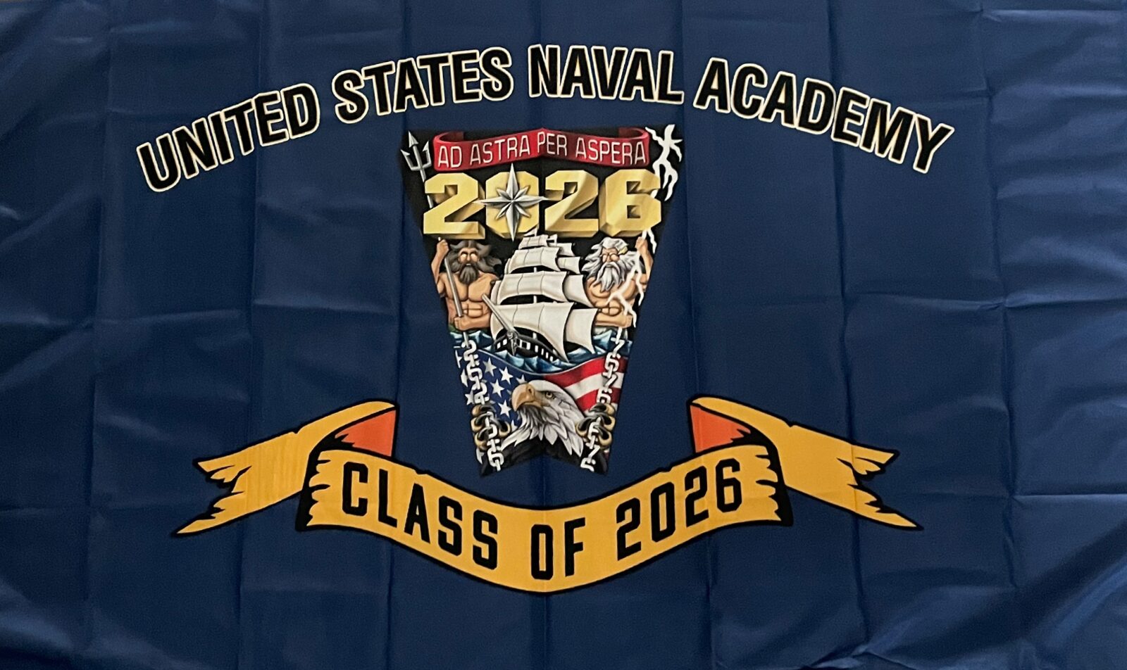 Class of 2026 crest flag